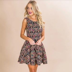 Life Of The Party Embroidered Dress